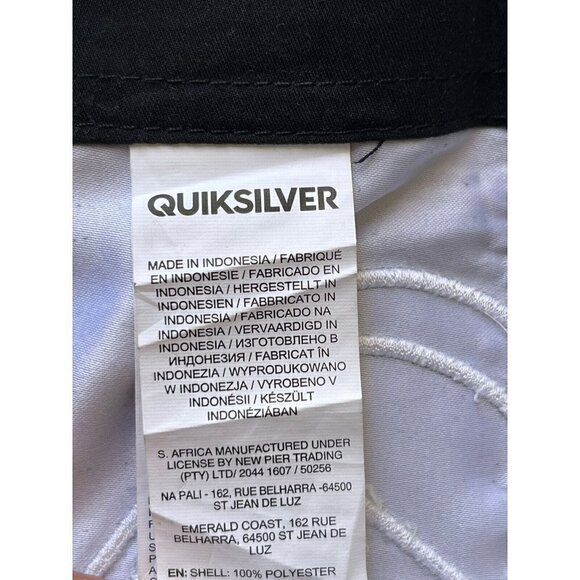 Quiksilver Men's Black Highline Slab 20" Swim trunk Boardshorts Size 32X20 - Picture 8 of 11